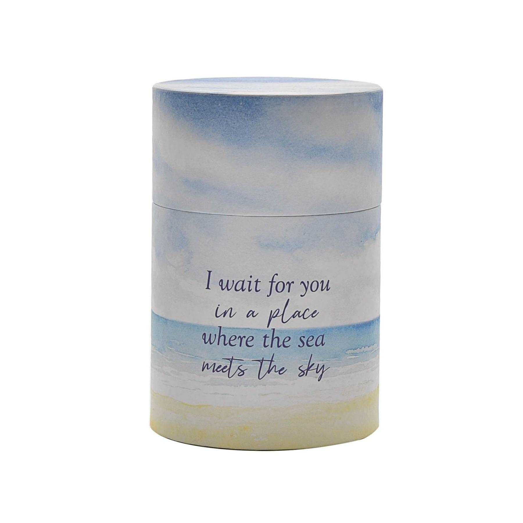 Widdop and Co Scattering Ashes Urn, Scatter Tube, Cremation Urn - I wait for you... Suitable for scattering Outdoor or storage Indoor