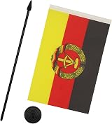 AZ FLAG East Germany Table Flag 5x8 in Mini Desk Flag 21x14 cm view 3