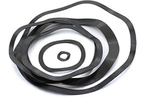 SeroNi 2-50pcs Wave Spring Washer 65Mn Carbon Steel Three Wave Crest M3 M4 M5 M6 M8 M10-M118 Black Wave Gasket Spring Gasket 