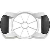 OXO Good Grips Apple Slicer, Corer &amp; Cutter | Stainless Steel Blades Slices, Core and Divide In One Push, Non-Slip Grips, Uniform Apple Wedges, Dishwasher Safe