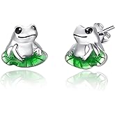 Dreamboat Hypoallergenic Animal Stud Earrings for Women 925 Sterling Silver Cute Animal Jewelry Gifts for Sensitive Ear