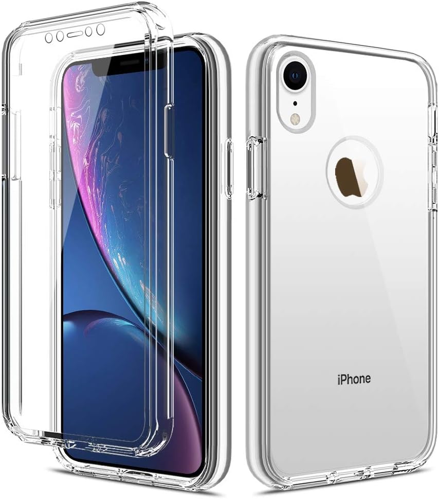 Crystal iPhone Xr Case 360 Shockproof Clear Cover Amazon.co.uk Electronics