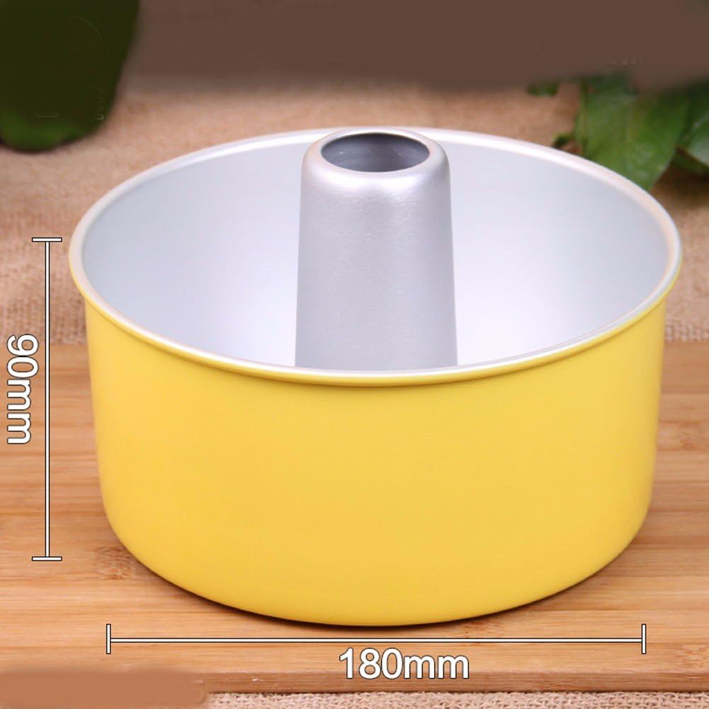 QPSSP Mold Tool Chiffon Cake Mold Baking Oven Baking Hollow Anode Hopper Mold 6 Inch 7 Inch,B