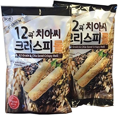 NICOS Premium 12 Grain &amp; Chia Seed Crispy Roll - Original (Pack of 2)