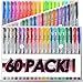 Bold 60 Gel Pens Set Colored Gel Pen plus for Adults Coloring Books Drawing Art Markers