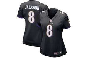 Nike Lamar Jackson Baltimore Ravens NFL Women's Black Alternate On-Field Game Day Jersey
