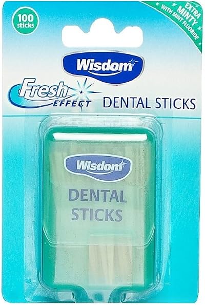 Wisdom Dental Sticks 100 Wisdom Brand Fresh Effect Woodsticks