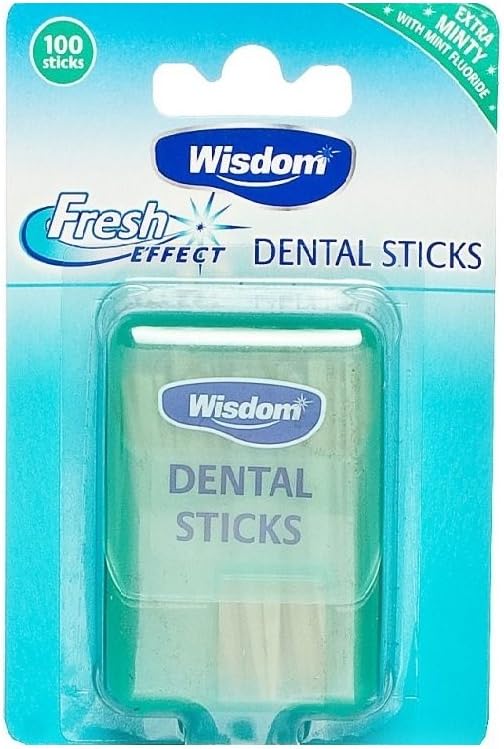 Wisdom Dental Sticks 100 Wisdom Brand Fresh Effect Woodsticks