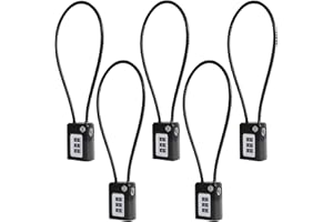 HOX 3 Digit Combination Gun Lock, Cable Lock for Pistols Handguns Rifles and Shotguns, for Home Firearm Locking and Safety