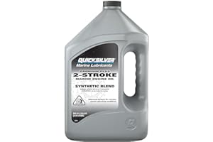 Quicksilver Premium Plus 2-Stroke Synthetic Blend Marine Engine Oil, 1 Gallon