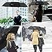 Bodyguard Windproof Travel Umbrella with Teflon Coating, 10 Ribs Compact Lightweight Auto Open Close Umbrella, Ergonomic Handle- Gift Box