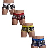 JOCKMAIL Men's Boxer Briefs Mens Underwear Boxer Briefs with Men's Boxer Shorts Camouflage Underwear Pack