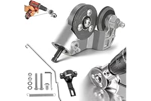 Titanium Drill Nibbler Sheet Metal Cutting Tool, Sheet Metal Cutter, Electric Drill Plate Cutter Attachment, for DIY Projects