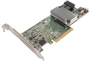 LSI MegaRAID 9361 8i RAID Controller Card, 12Gbps PCIE 3.0 SAS3 RAID Array Card with Flash Cache for Server Workstation Host