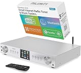 MAJORITY Fitzwilliam Bluetooth Internet Radio DAB FM Spotify Connect 90+ Presets
