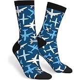 JKJOJIA Trendy Novelty Socks, Fun Crazy Crew Socks Cool Casual Dress Socks for Gifts Men Women