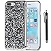 iPhone 8 Plus Case, iPhone 7 Plus Case, iYCK Luxury 3D Handmade Electroplated Soft Flexible TPU Crystal Diamond Rhinestone Bling Glitter Protective Back Case Cover for iPhone 7/8 Plus 5.5inch - Black