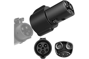 JEEKVISEN J1772 to Tesla Charging Adapter, 80A/250V Fast Charging, Compatible with Tesla Model 3/Y/S/X/Cybertruck, SAE J1772 EV Adapter for Tesla Cars Only, Easy Setup and Safety Certified