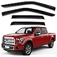 Lightronic Extra Durable Tape-on Auto Vent Window Visor, Fits 2015-2025 Ford F-150 SuperCrew; 2017-2025 F-150 Raptor, F-250, 