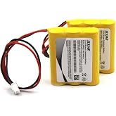 YUTSUJO (2-Pack) 3.6V 800mAh Ni-Cd Battery for A5289-1, OSA107 | Fits DISON KRH-15/51 and JLEU9 compatible exit signs and emergency lighting systems.