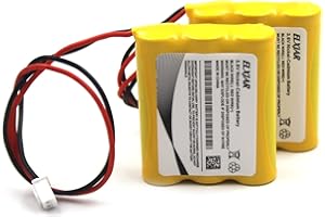 YUTSUJO (2-Pack) 3.6V 600mAh Ni-CD Battery Replacement for PowerSonic A5289-1 OSA107 DISON KRH-15/51 JLEU9 Exit Sign Emergency Light