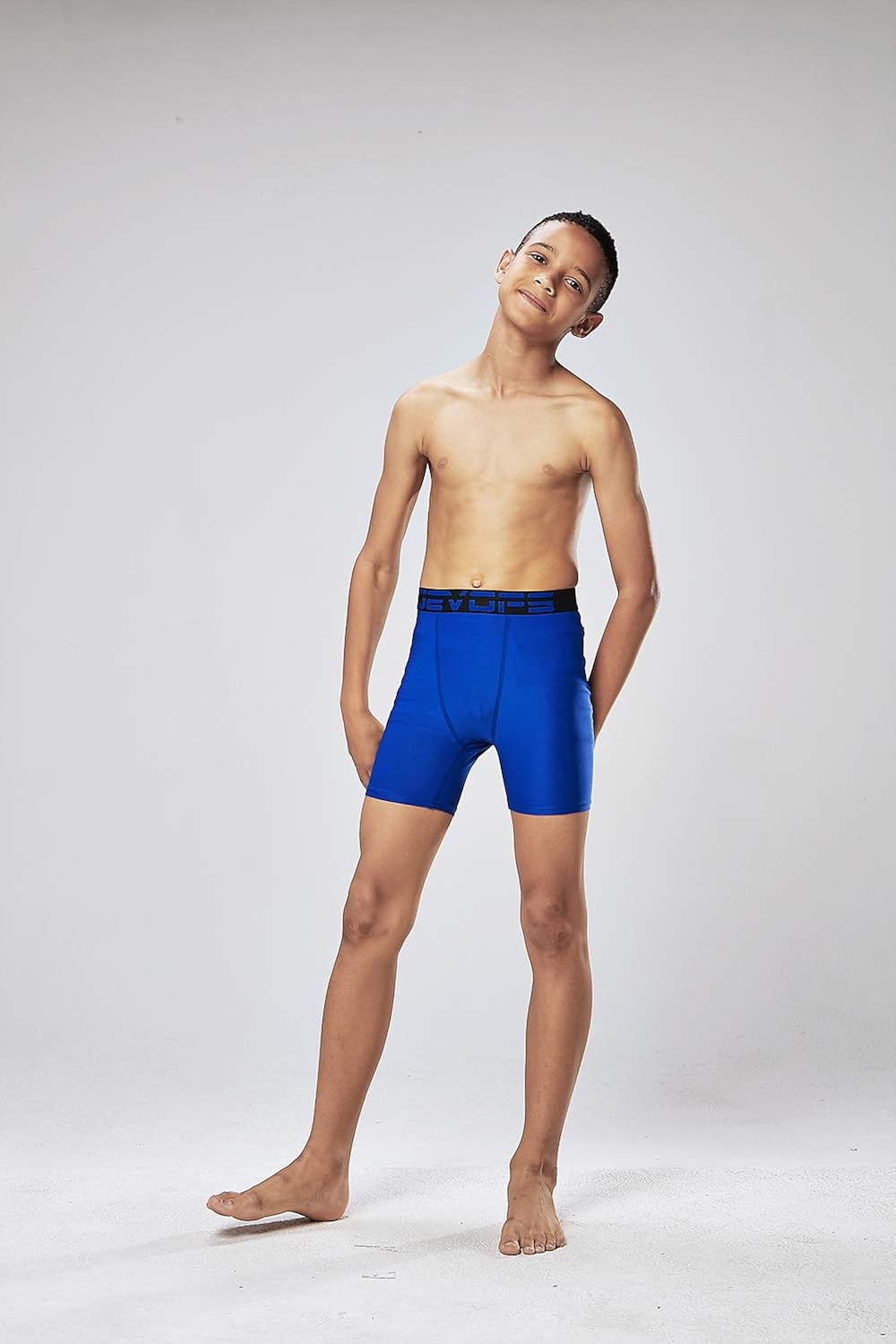 DEVOPS Boys Performance Active Boxer Briefs Underwear Shorts (3-Pack): Clothing