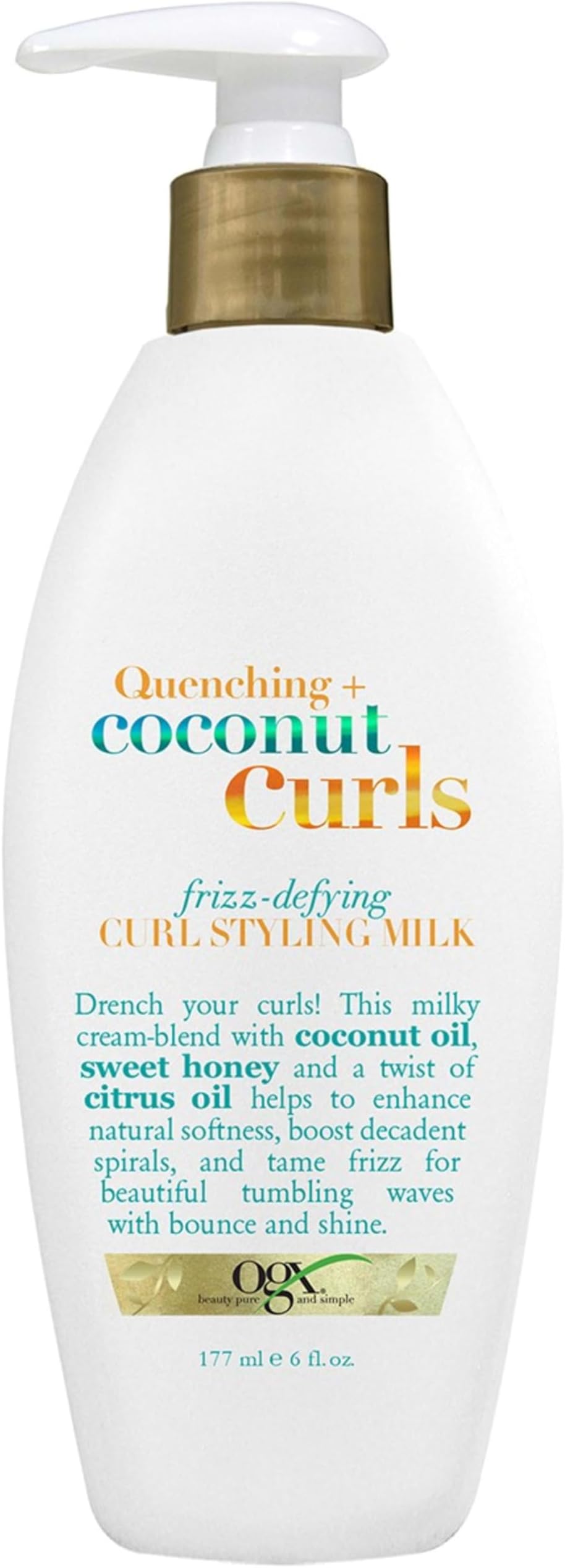 OGX Coconut Milk Curl Defining Cream 177 ml for Curly Hair