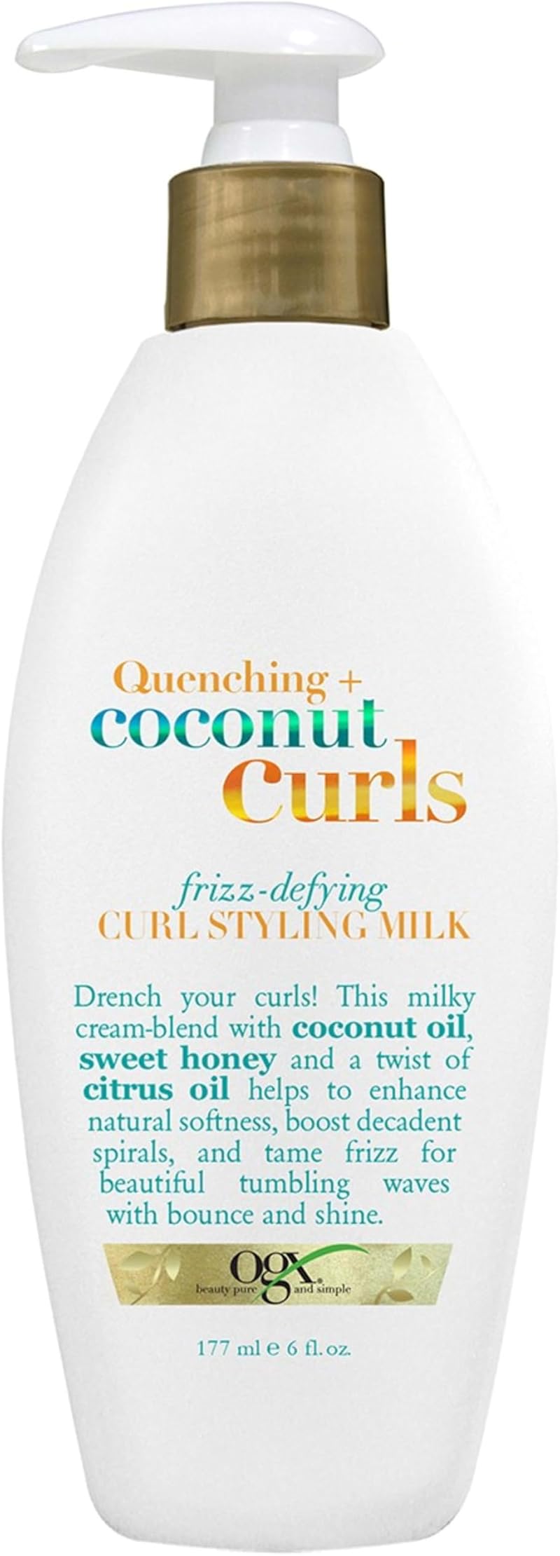 OGX Coconut Milk Curl Defining Cream 177 ml for Curly Hair
