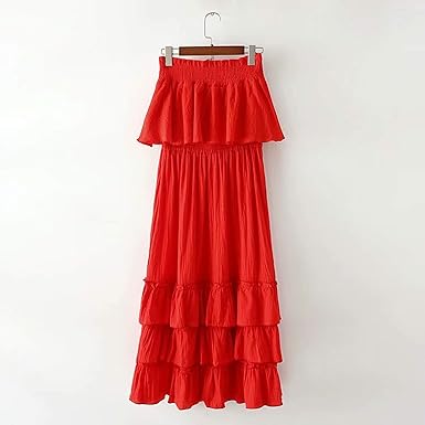 red and white two piece set