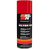 K&amp;N Air Filter Oil: Aerosol; Restore Engine Air Filter Performance and Efficiency, 99-0516, 347g(12.25 Oz)