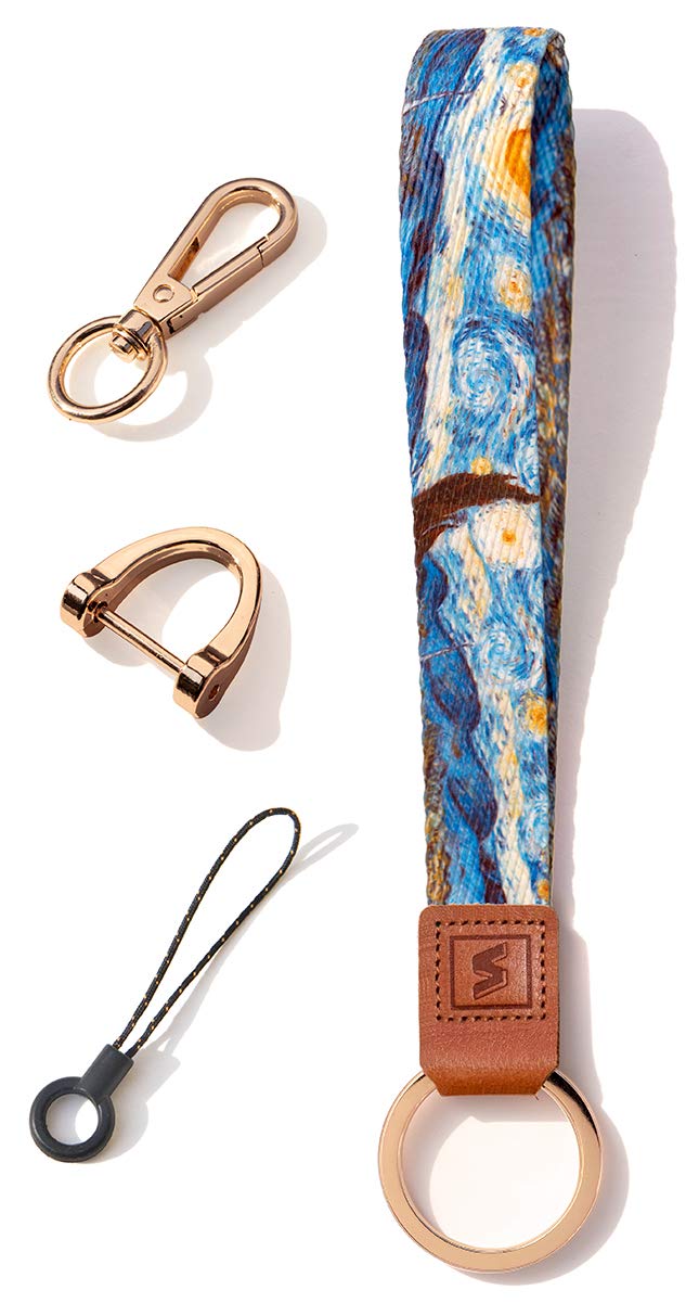 SENLLY Wristlet Lanyard Strap for Keys, Original Pattern Design Wrist Keychain Holder — image 1