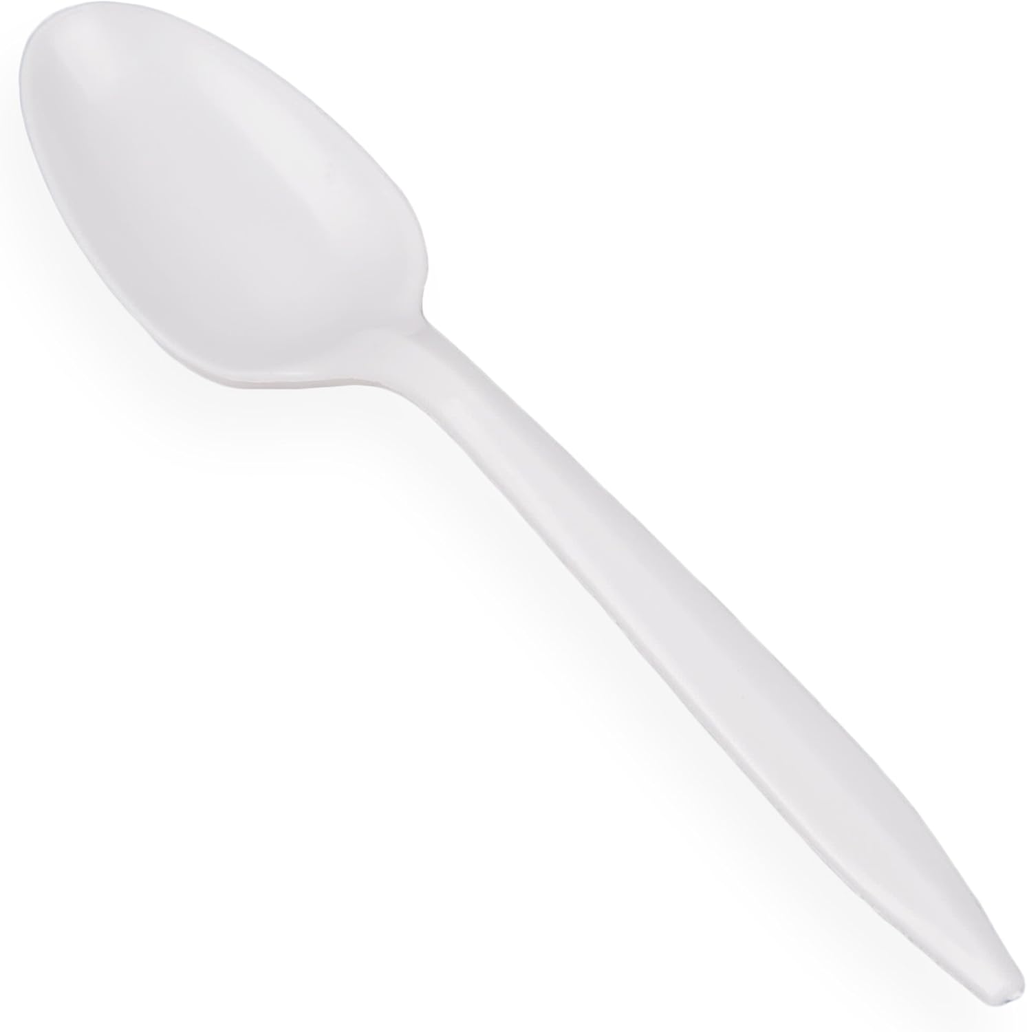[1000 Pack] Plastic Tea Spoons Lightweight - White: Kitchen & Dining