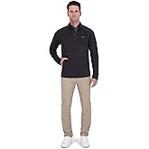 Ben Sherman Men's Quarter Zip Pullover Sweater – Lightweight, Casual, Work, Golf & Everyday Wear