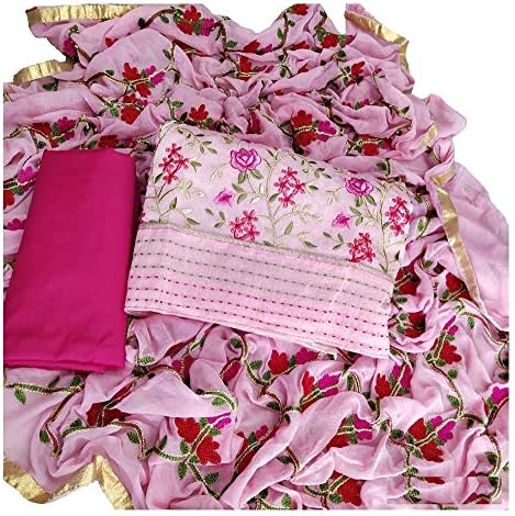 Monika Silk Mill Chanderi Dress Material