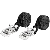 KIEVODE 2 PCS Bicycle Pedal Toe Straps | Exercise Bike Replacement Accessories for Mountain, Road, Exercise Bikes, and MTB