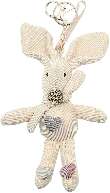 Amazon Com Dreamseden Easter Cute Bunny Doll Keychain Unique