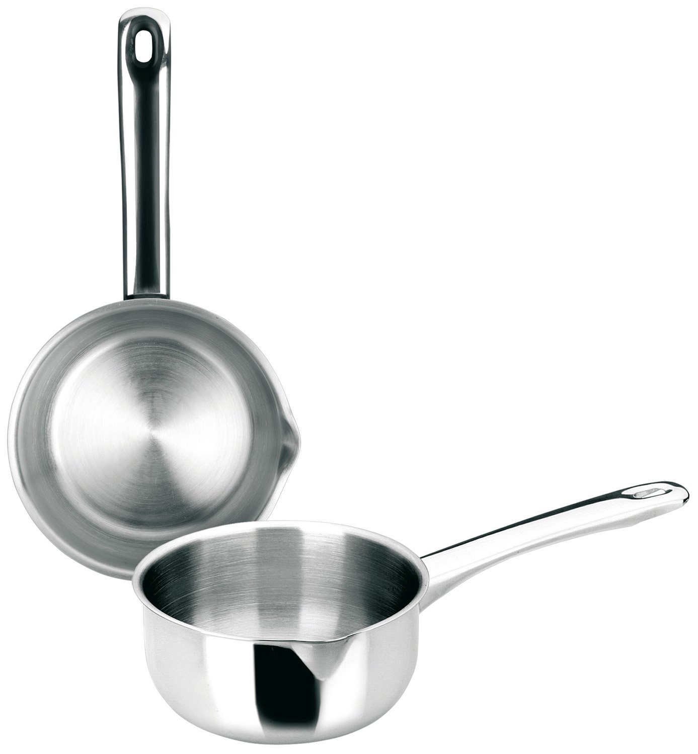 IBILI Prisma Curved Saucepan, 12 cm, Stainless Steel, Suitable for Induction Hobs