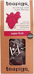 Teapigs Super Fruit Tea Made With Whole Fruit (6 Packs of 15 Tea Bags)