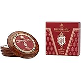 Truefitt & Hill Luxury Shaving Soap in Acacia Wood Bowl - 1805 - Hydrating, Rich Lather for a Closer, Smoother Shave, Gentle on Sensitive Skin, Perfect for Refills - 3.3 oz