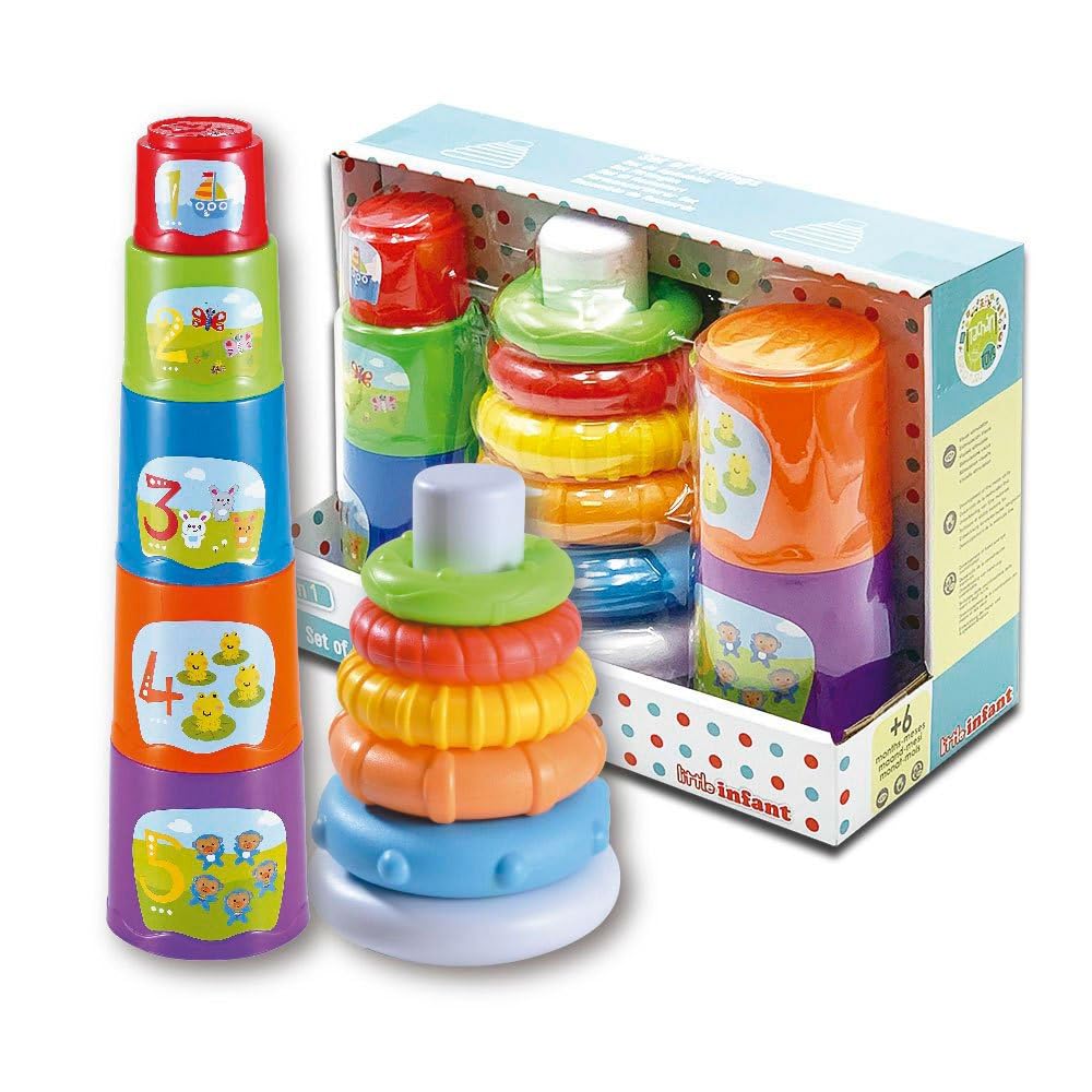 Tachan Pyramid Set with 2 in 1 Stackable Buckets (PL201-204)