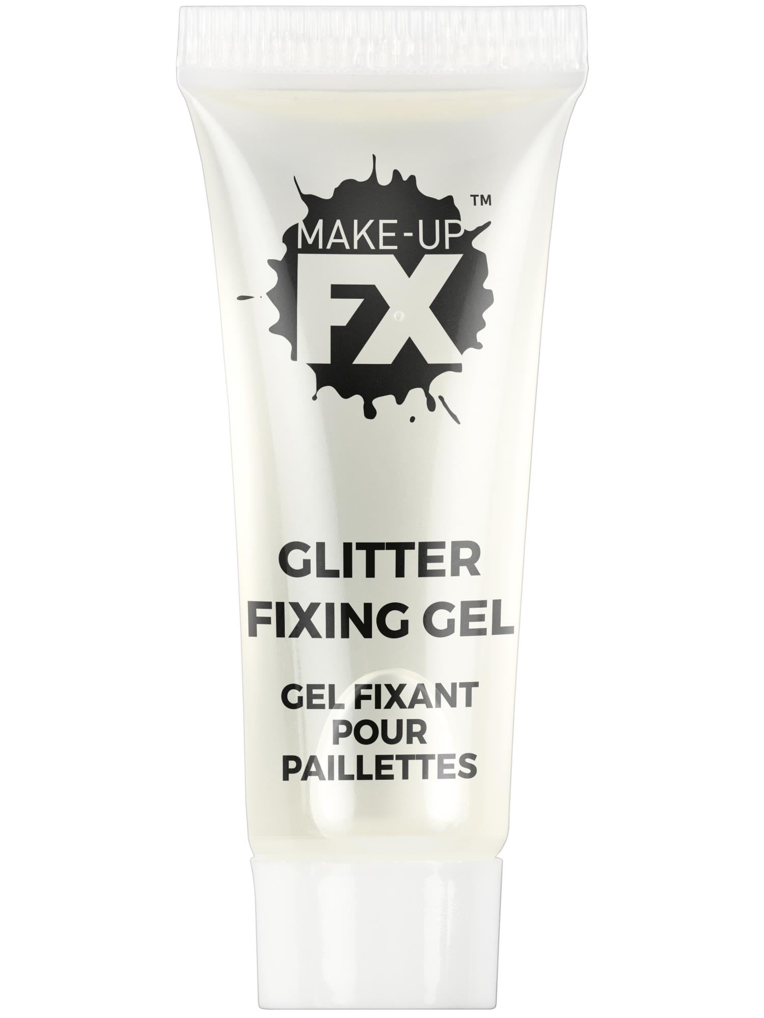 Smiffys Make-Up FX, Fixing Gel for Glitter, 10ml Tube, Cosmetics and Disguises Fancy Dress, Adult Dress Up Cosmetics & Disguises.