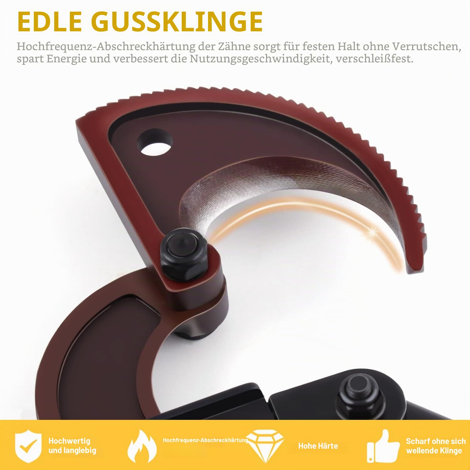 Flytuo FT-325 Ratschenkabelschneider Schwerlast-Werkzeug für Aluminium, Kupfer und elektrische Kabel bis zu 240mm² 4