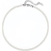 Freshwater Pearls Drop Necklace CZ Crystal Pearl Necklace Bride Pearls Diamond Necklaces Single Pearl Rhinestone Necklace for Women Jewelry Gift