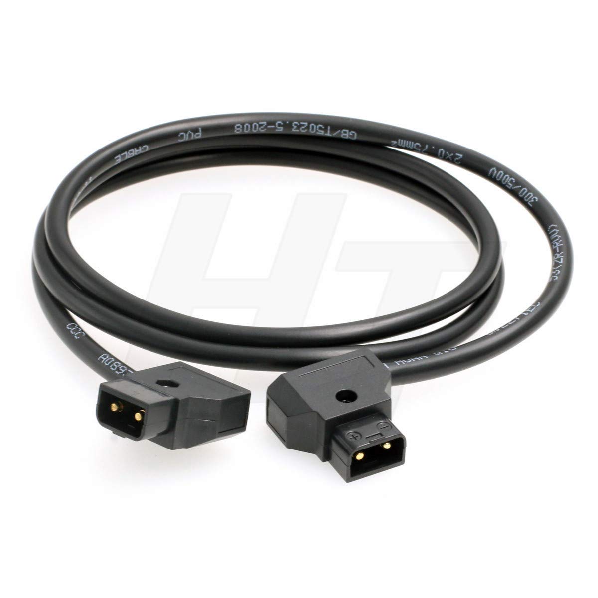 D-tap P-tap Male to Male Power Extension Cable 3.28ft for Anton Bauer V-mount Gold Mount Battery