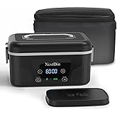 NestDin Cordless Heated Lunch Box: 1.4L Electric Lunch Box With Battery Powered - Custom Heating Time and Preset Heating Function for Adult - Portable Food Warmer for Office, Travel, Outdoor