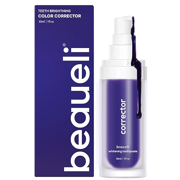 PURPLE WHITENING TOOTHPASTE FOR ADULTS – TEETH WHITENING,...