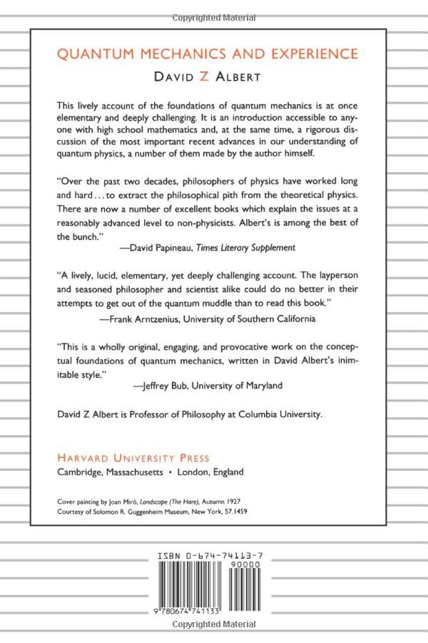 Quantum Mechanics and Experience