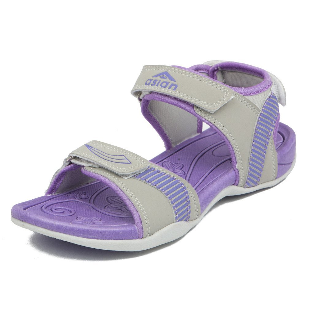 asian shoes ladies affair 02 light grey violet sandal