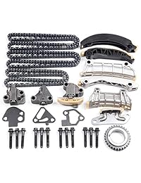 scitoo encendido de motor parte Juego de cadenas de cadena de distribución Kits, Ajuste Cadillac Buick 06 11 Saab 9 3 V6 DOHC 2007 2011 repuesto herramientas de sincronización