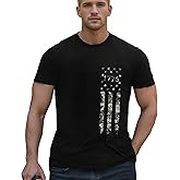 cobaba Patriotic Shirts for Men Fourth 4th of July Tshirt American Flag Tees